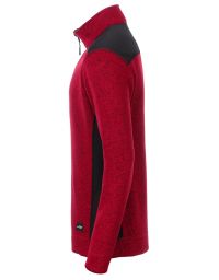 Arbeitspullover Fleece Herren Rot